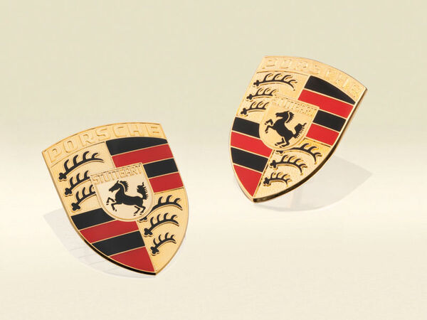 Produktion Porsche Wappen