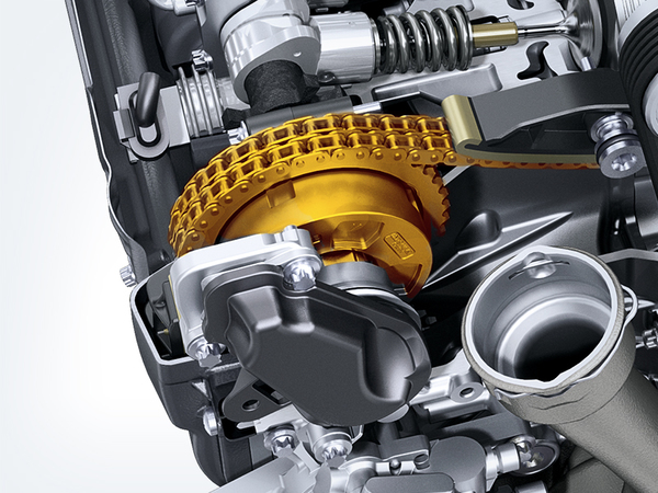 Motordarstellung mit Kette