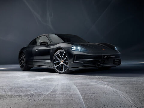 Taycan Black Edition Frontansicht