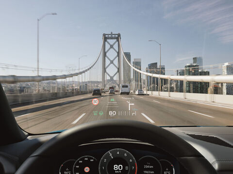 Ansicht Cockpit mit Assistenzsystemen