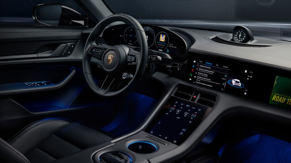 Innenraumausstattung eines Taycan 