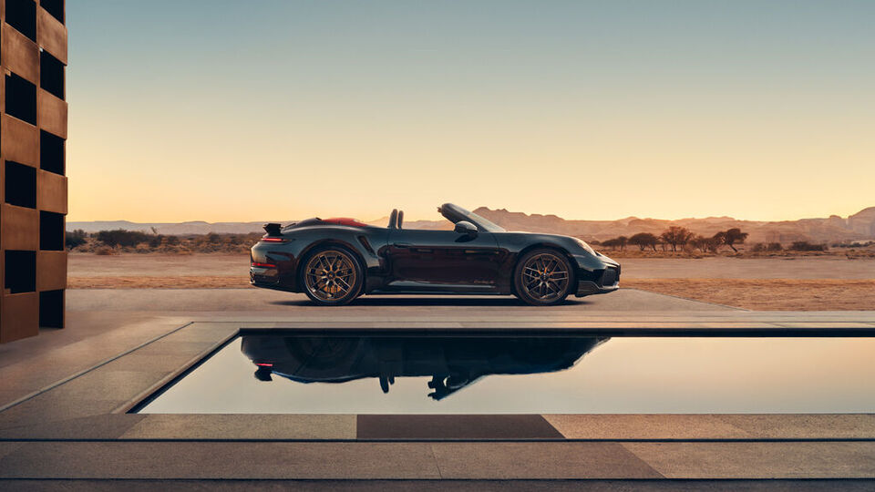 Porsche 911 Turbo S in Grau